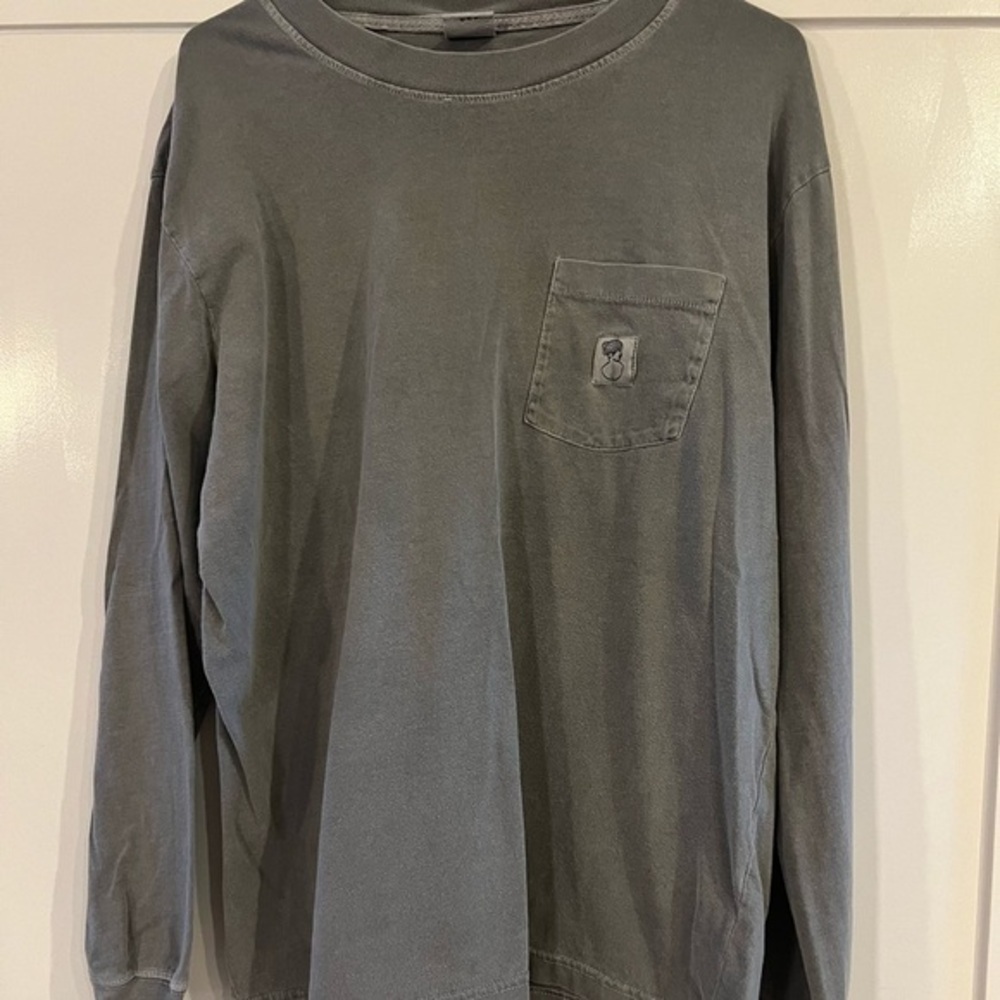 Urban Outfitter Standard Cloth Garment-Dyed Heavyweight Pocket Long Sleeve Tee L